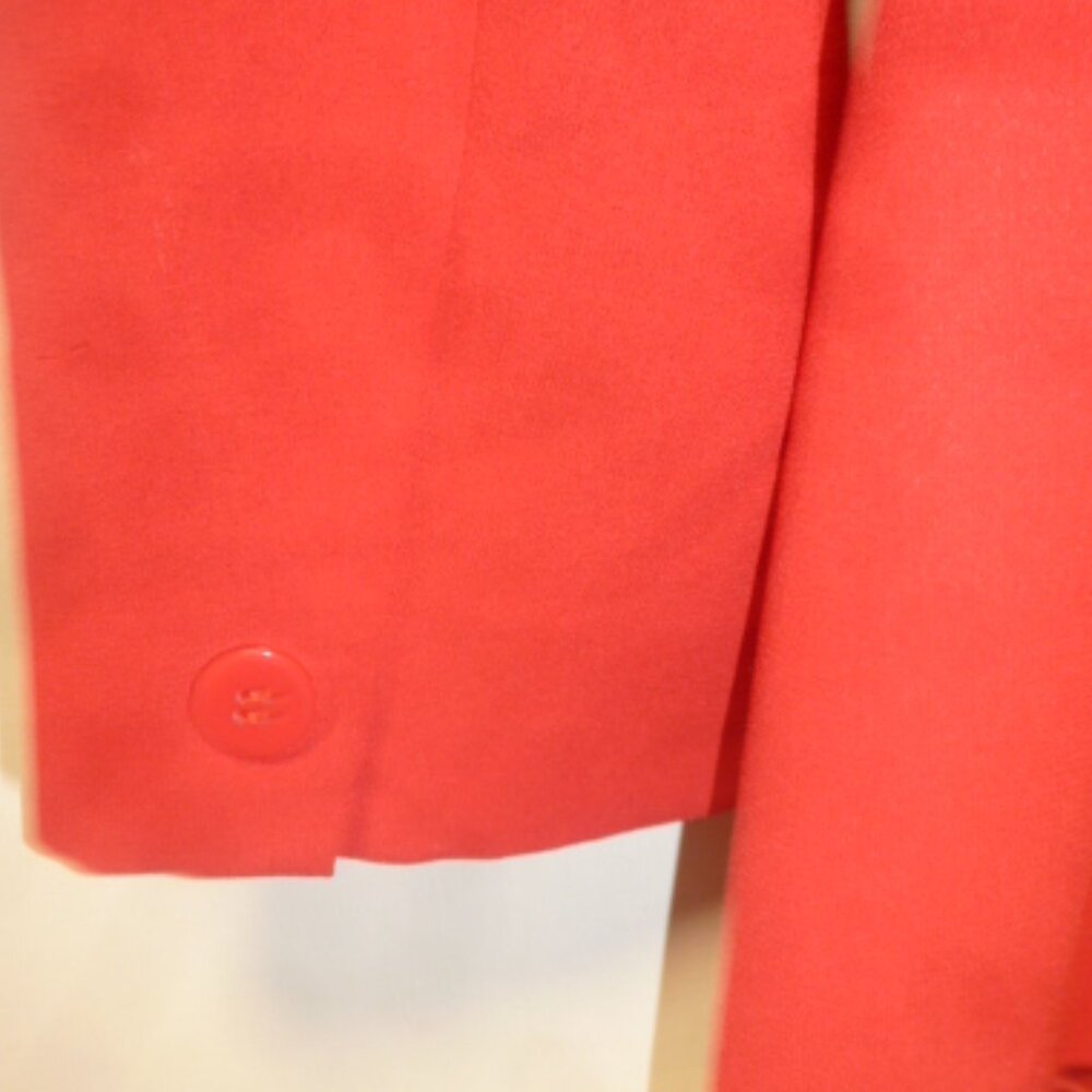 Rena Rowan Saville Women's Blazer Jacket with tie belt– Size 14 – Red – Like New - Picture 4 of 8